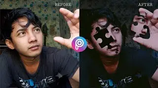 Tutorial Edit Foto Puzzle Di picsart