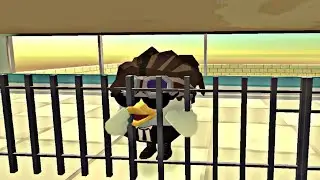 я попал в тюрьму в Chicken Gun.!.