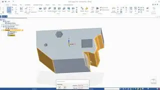 #12 solid edge extrude cut tutorials for beginners.