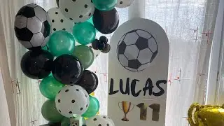 Decoracion en globos fútbol