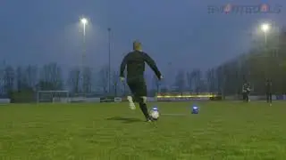 Dribble directional change. How fast can you react?