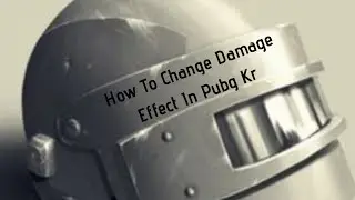 Pubg Kr | How To Change Damage Effect [Red & Green]