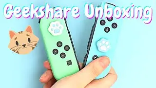 Geek Share Paw Shaped Joy-Con Thumb Grips Unboxing
