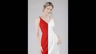 Adobe Photoshop 2025 Tricks - How to Change Color Dress White to Red 