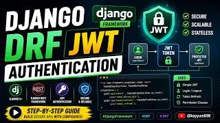 Django DRF How to Setup JWT Authentication  ? #djangoframework #django @kayyum698