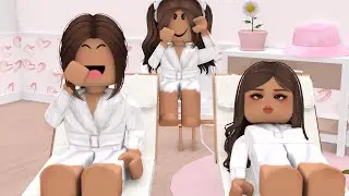 The Kids SURPRISED ME FOR MY BIRTHDAY! *SPA TRIP.. KICKED OUT?!* Voiced Roblox Bloxburg Roleplay