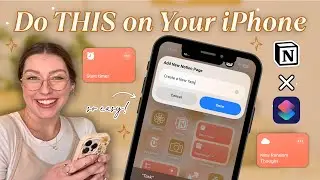 iPhone Shortcuts You’ll ACTUALLY Use (for Notion + Everyday Life!)
