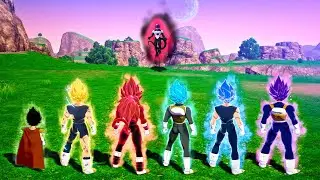 Dragon Ball Z: Kakarot - All Vegeta Transformations & Ultimate Attacks (4K 60fps)