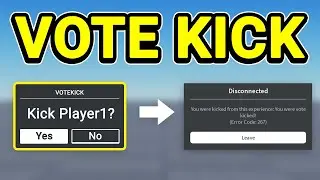 How to make a VOTE KICK SYSTEM in ROBLOX!