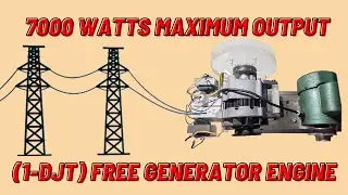 FREE GENERATOR ENGINE (1-DJT) NEW INVENTION, 2023