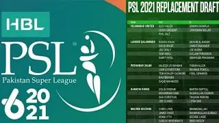 PSL 6 2021 | PSL 6 Replacement draft | PSL 6 2021 remaining matches |