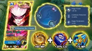 WTF BUILD! GLOBAL XAVIER PERFECT ONE SHOT BUILD AND EMBLEM! 😱 | XAVIER TIPS & GUIDE | MLBB