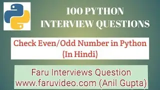 Check Even/Odd Number in python