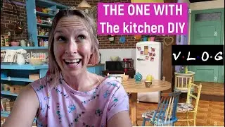 MAKING A MONICA GELLER FRIENDS KITCHEN, IN MY KITCHEN - DIY