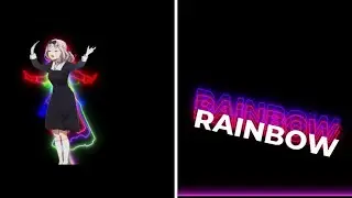 Neon Motion Trail Effect or Rainbow Text Effect In Filmora