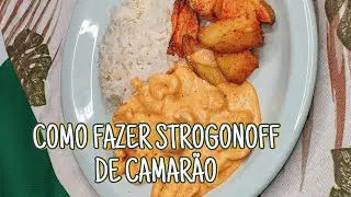 Como fazer strogonoff de camarão