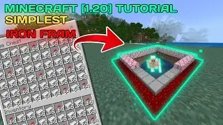 Minecraft Iron Farm Tutorial in Minecraft Pocket Edition [1.20]