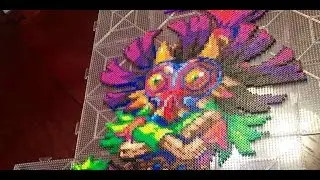 AMAZING SKULLKID Perler Bead Timelapse Video!!