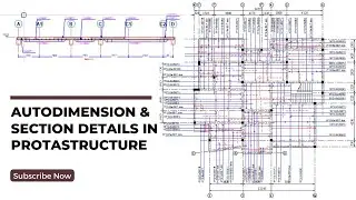 HOW TO CUT SLAB SECTIONS IN PROTA STRUCTURE AND AUTOMATIC DIMENSIONING