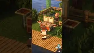 Minecraft | Churrasqueira para Decorar sua CASA #shorts