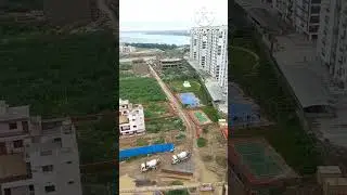 #high rise building construction #gorakhpurnews #pallm city#ytshortsindia #ytshorts #civil work#buld