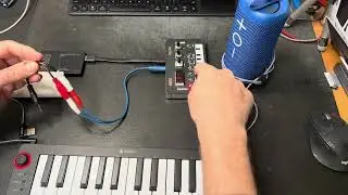 Korg NTS-1 controlled by Donner N-25