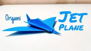 How to Make Origami Jet Plane paper toys