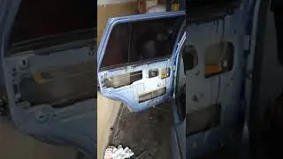 Тяги вместо тросиков в задних дверях Славуты