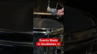 Gravity Blasts in SlowMotion 🐌 #doublebass #drummer #meshuggah #sleeptoken #bateria #slipknot