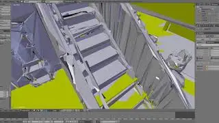 Building a collision mesh for JanusWeb in Blender (timelapse)