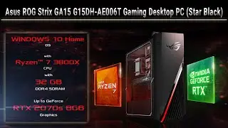 Asus ROG Strix GA15 G15DH AE006T Gaming Desktop PC (Star Black) | Softrix
