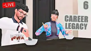 Career Legacy Challenge #6 (Doctor) WORK WORK WORK | Sims 4 Live Steam