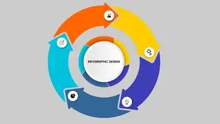 Infographic design in CorelDRAW | Coreldraw tutorial | Graphic design | 3D infographic elements