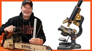 WOW!! Chainsaw Files EXPOSED Under A Microscope!
