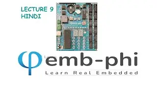 Lecture 9 | Assembly program to toggle the port Hindi | Learn Real Embedded using EMB-PHI.