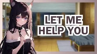 helping a injured wolf girl [M4F] [Wolf girl Listener] [Tsundere asmr roleplay]