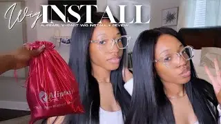 EASY AT HOME SEW IN??? | EFFORTLESS V PART WIG INSTALL (w/ minimal leave out) | ALIPEARL HAIR