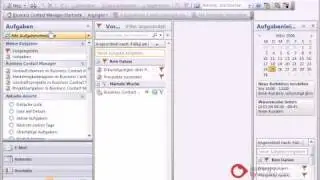 Business Contact Manager for Outlook Aufgaben