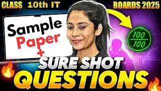 Class 10 Information Technology | Most Expected & Imp Questions | CBSE Board 2025 | IT Code 402