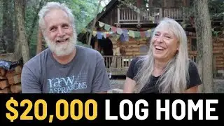 Couple Builds Amazing Log Cabin Home For Only $20,000