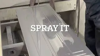 POUR IT : CLEAN IT : SPRAY IT : FINISH IT