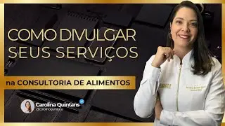 How to promote your food consulting services.