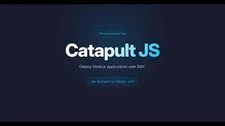 Deploy a Node.js app in one command