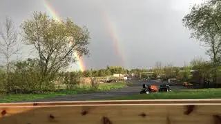 Most Insane Epic Double Rainbow Ever !!!