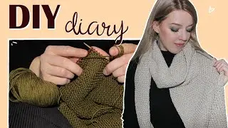 DIY Schal, weareknitters-Unboxing & neue Stricknadeln - DIY Diary #1 | Sina Liza