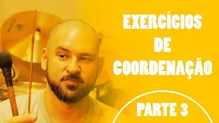 Exercícios de COORDENAÇÃO na zabumba - Parte 3 | Rafael Beibi