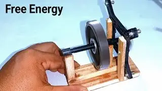 Flywheel run with spring Free energy generator/DIY