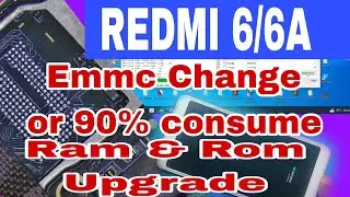 REDMI 6/6a Emmc 90% consume problem solution| Emmc Change or Upgrade