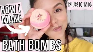 HOW I MAKE BATH BOMBS - WITH RECIPE / love spell / Jerika Zimmerman