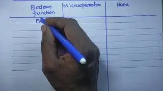 Sixteen logic microoperations with truth tables